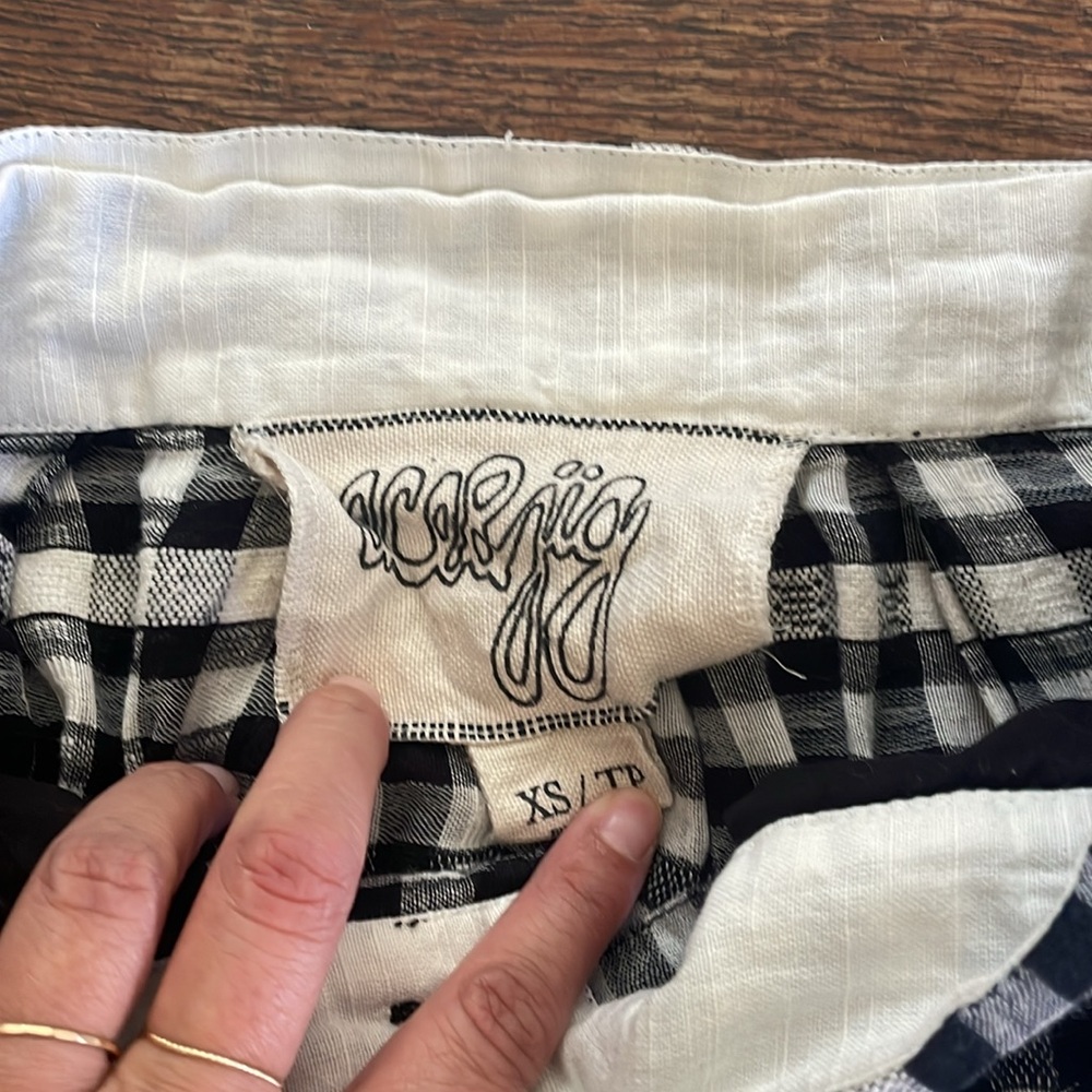 Aceandjig March Skirt in Gingham XS - Picture 2 of 5